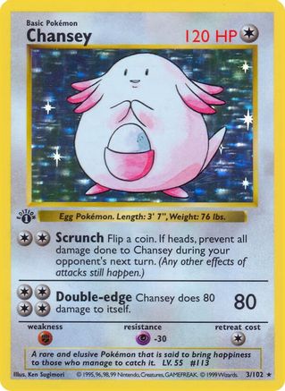 Chansey (Unlimited Holofoil)