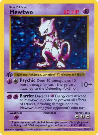 Mewtwo (Unlimited Holofoil)