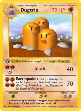 Dugtrio (1st Edition)