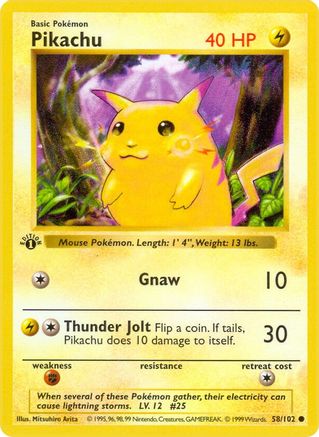 Pikachu (1st Edition)