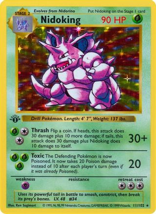 Nidoking (Unlimited Holofoil)