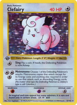 Clefairy (Unlimited Holofoil)
