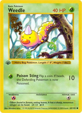 Weedle (1st Edition)