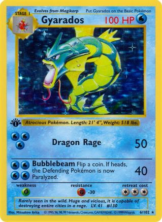 Gyarados (1st Edition Holofoil)