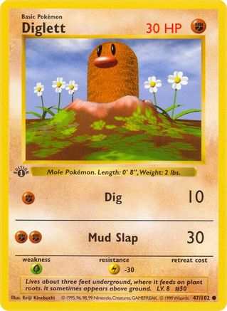 Diglett (1st Edition)