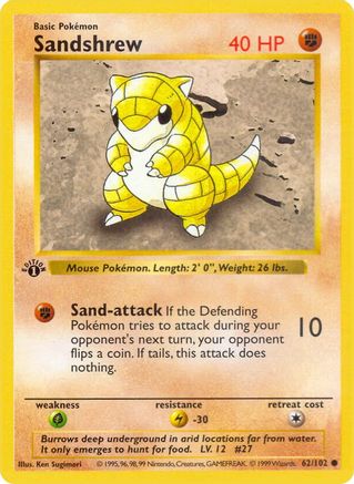 Sandshrew (1st Edition)