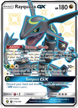Rayquaza GX - 177a/168 (Holofoil)