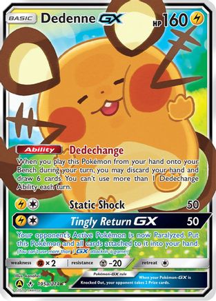Dedenne GX - 195a/214 (Holofoil)