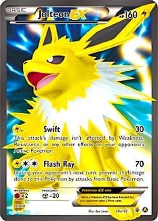 Jolteon EX - 28a/83 (Holofoil)