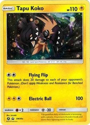 Tapu Koko - SM30a (Holofoil)