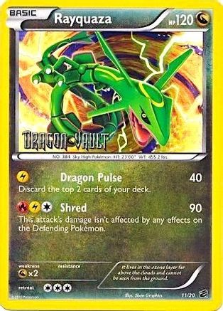 Rayquaza - 11/20 (Dragon Vault) (Holofoil)