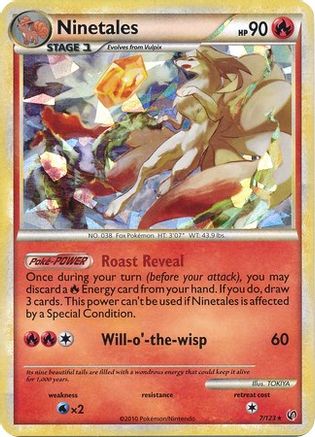 Ninetales - 7/123 (Cracked Ice) (Holofoil)