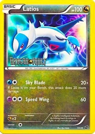 Latios - 10/20 (Dragon Vault) (Holofoil)