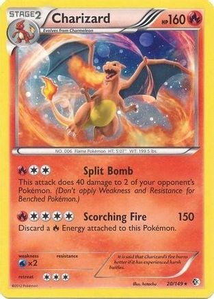 Charizard - 20/149 (Cosmos Holo) (Holofoil)
