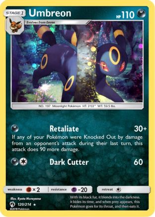 Umbreon - 120/214 (Cosmos Holo) (Holofoil)