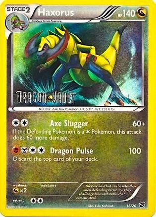 Haxorus - 16/20 (Dragon Vault) (Holofoil)