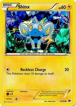 Shinx - 43/99 (Cracked Ice Holo) (Holofoil)