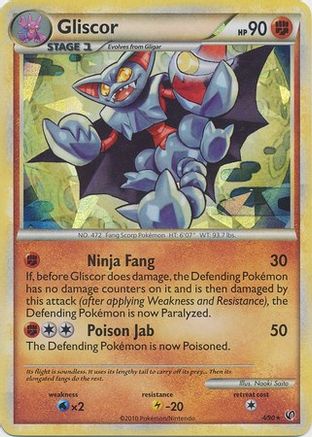 Gliscor - 4/90 (Cracked Ice Holo) (Holofoil)