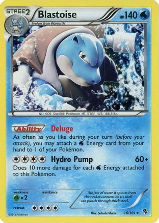 Blastoise - 16/101 (Cosmos Holo) (Holofoil)