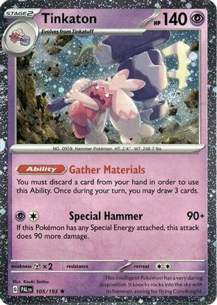 Tinkaton - 105/193 (Cosmos Holo) (Holofoil)