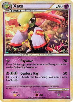 Xatu - 11/95 (Cracked Ice Holo) (Holofoil)