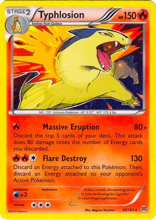 Typhlosion - 20/162 (Cosmos Holo) (Holofoil)