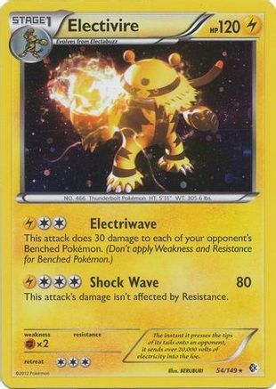 Electivire - 54/149 (Cosmos Holo) (Holofoil)