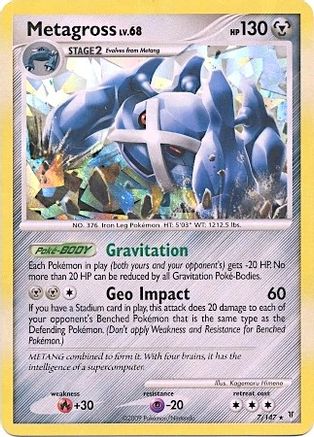 Metagross - 7/147 (Cracked Ice Holo) (Holofoil)
