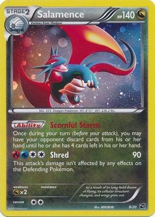 Salamence - 8/20 (Cosmos Holo) (Holofoil)