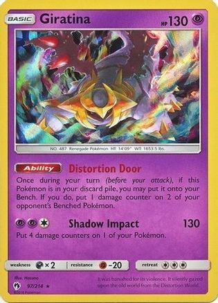 Giratina - 97/214 (Cosmos Holo) (Holofoil)