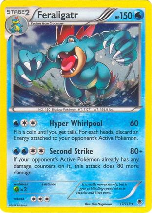 Feraligatr - 17/119 (Cosmos Holo) (Holofoil)