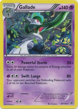 Gallade - 61/135 (Cosmos Holo) (Holofoil)