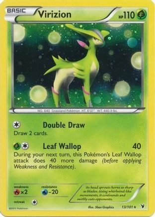 Virizion - 13/101 (Cosmos Holo) (Holofoil)