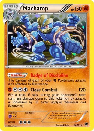 Machamp - 49/101 (Cosmos Holo) (Holofoil)