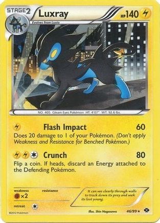 Luxray - 46/99 (Cosmos Holo) (Holofoil)