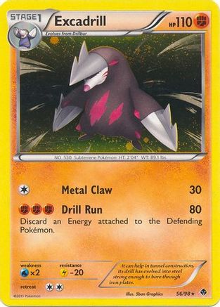 Excadrill - 56/98 (Cosmos Holo) (Holofoil)