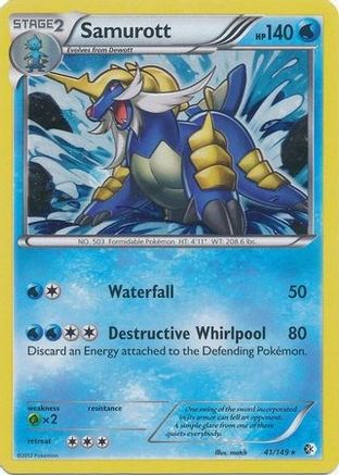 Samurott - 41/149 (Cosmos Holo) (Holofoil)