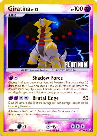 Giratina - 4/146 [Platinum] (Reverse Holofoil)