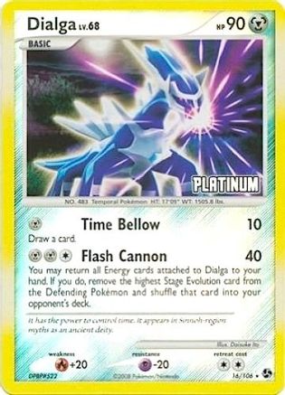 Dialga - 16/106 [Platinum] (Reverse Holofoil)