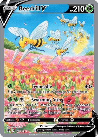 Beedrill V (Alternate Full Art) (Holofoil)
