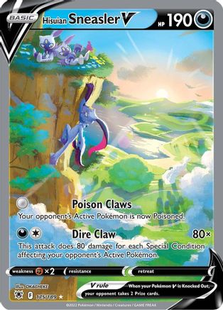 Hisuian Sneasler V (Alternate Full Art) (Holofoil)