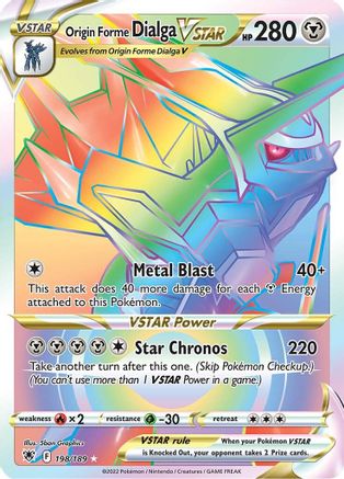 Origin Forme Dialga VSTAR - 198/189 (Secret) (Holofoil)