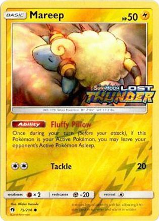 Mareep - 75/214 (Toys R Us Promo) (Reverse Holofoil)