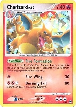 Charizard - 1/99 (Cracked Ice Holo) (Holofoil)