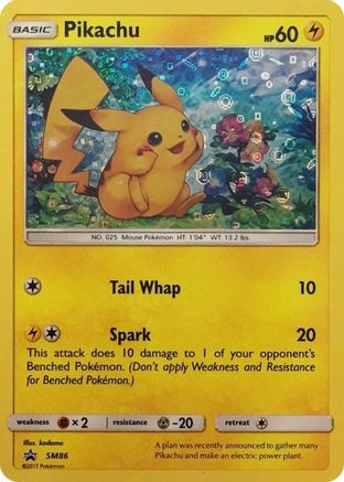 Pikachu - SM86 (General Mills Promo) (Holofoil)