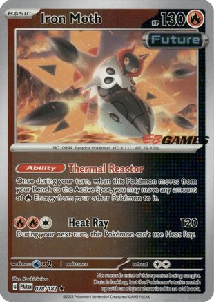 Iron Moth - 028/182 (EB Games Promo) (Holofoil)