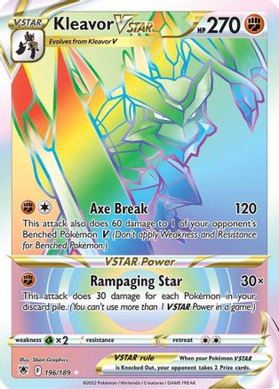 Kleavor VSTAR (Secret) (Holofoil)