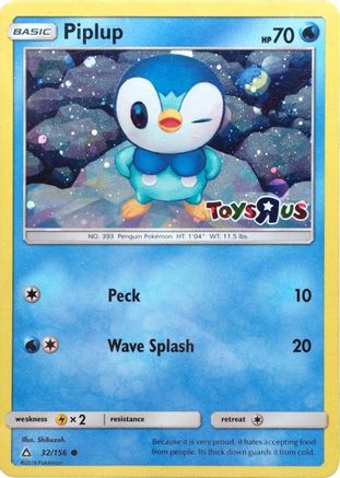 Piplup - 32/156 (Toys R Us) (Holofoil)