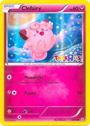 Clefairy - 50/83 (Toys R Us Promo) (Holofoil)