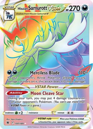 Hisuian Samurott VSTAR (Secret) (Holofoil)